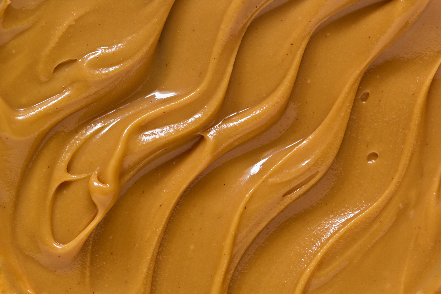 Rippling waves of all-natural peanut butter
