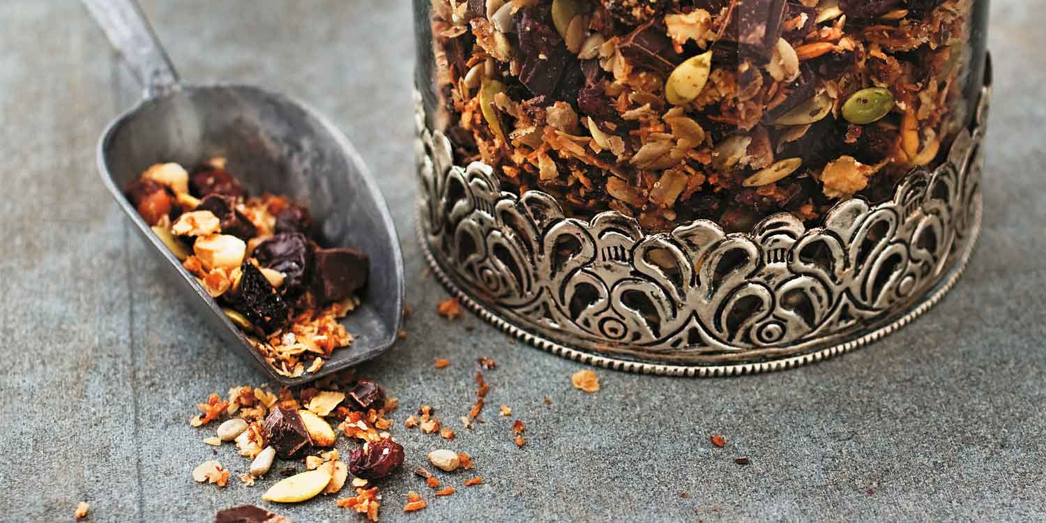 Roasted Raw Chocolate Granola