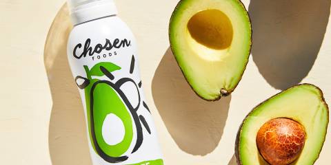 a bottle of sprayable avocado cooking oil