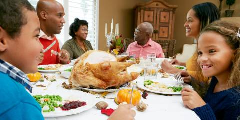 Thanksgiving dinner with the family