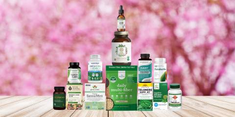 a wide variety of all-natural foods and supplements