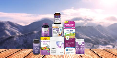 assortment of supplements