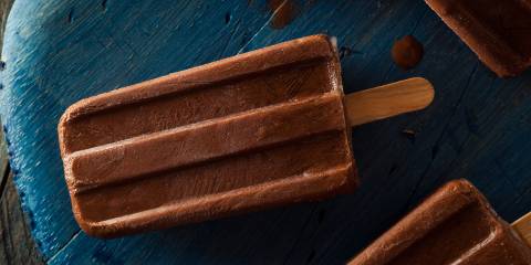 freshly frozen fudge pops