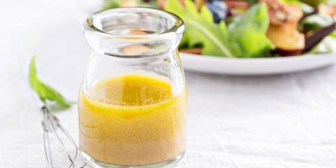 Versatile Vinaigrette in a small bottle.