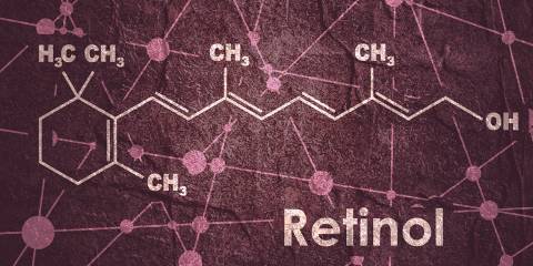 the chemical structure of vitamin a, also called retinol
