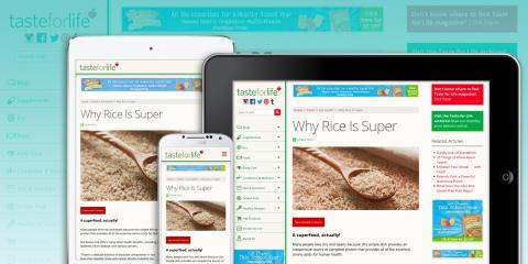 The new tasteforlife.com is awesome.