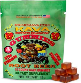 PrimoKava Rootbeer Kava Gummies