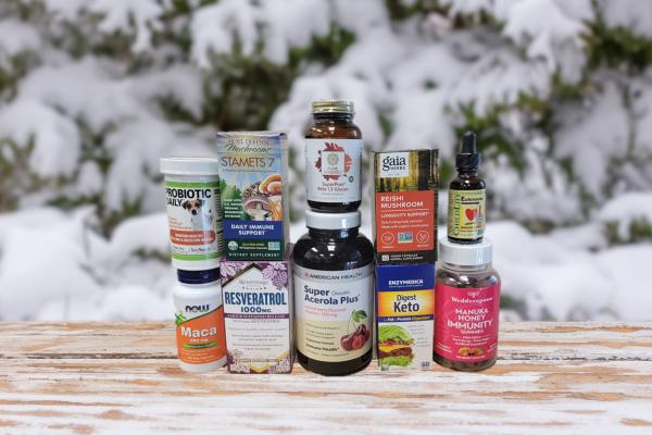 a random collection of all-natural supplements