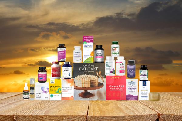 a massive collection of all-natural products for women