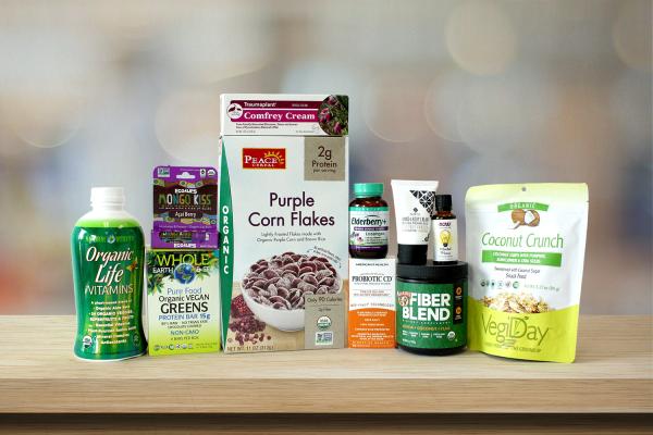 A variety of natural products to start your day off right