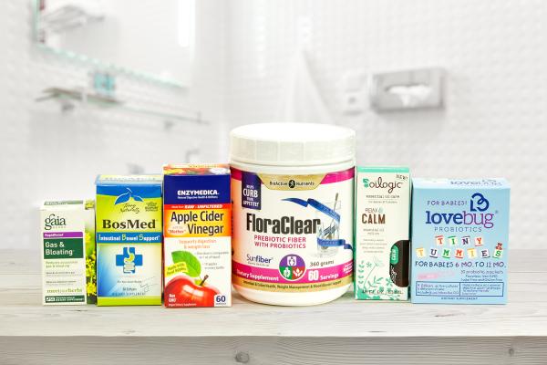 All-natural products for digestive health