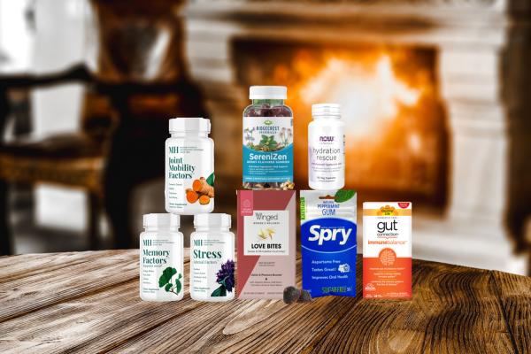 a variety of all-natural supplements and remedies